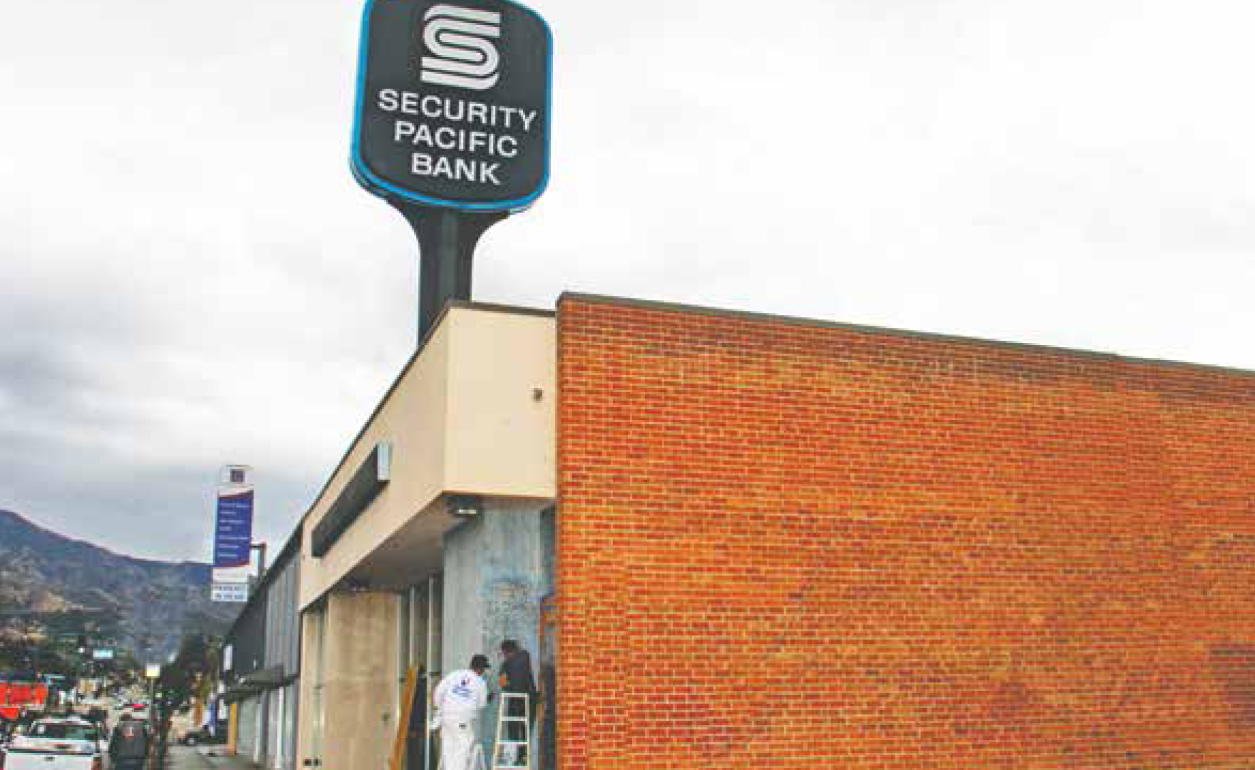 The “Old” Security Pacific Bank gets a face lif
